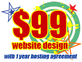 $99 website design cost